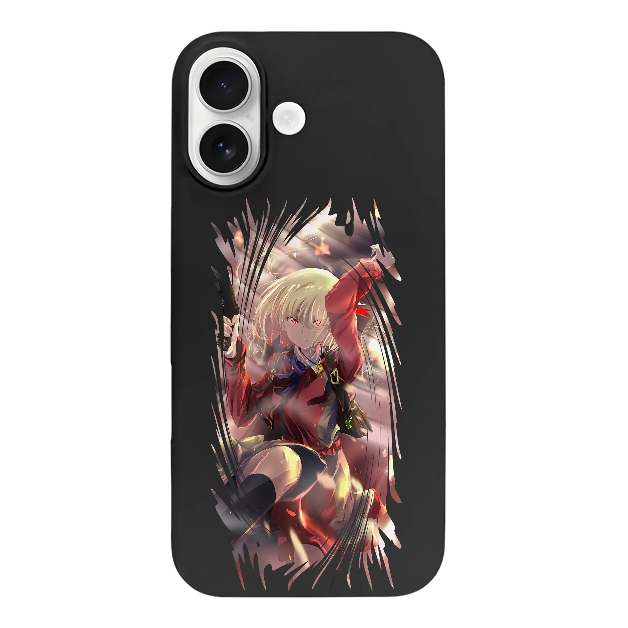 リコリス・リコイル グッズ,錦木千束 - iPhone 17 シリーズ シリコンケース 薄型 耐衝撃 指紋防止 ソフトタッチカバー 精密フィット 傷防止 保護ケース iPhone 17/17 Air/17 Pro/17 Pro Max 対応